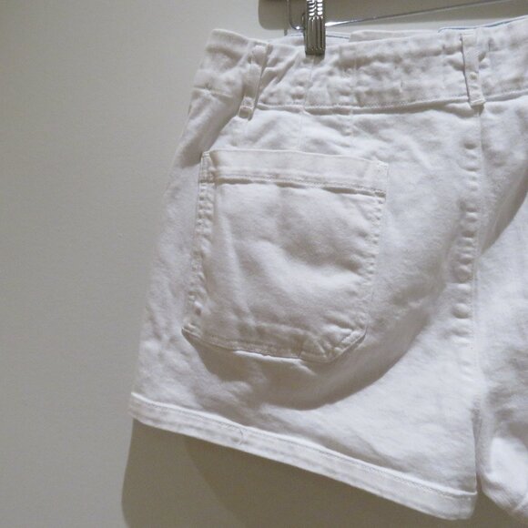 ANTHROPOLOGIE The Colette Shorts by Maeve: Denim Edition in White Preppy Sailor - Picture 10 of 13